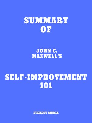 cover image of Summary of John C. Maxwell's Self-Improvement 101
